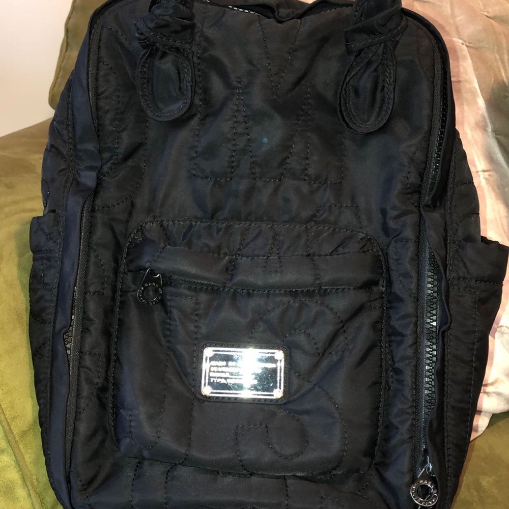 Marc Jacobs Black Nylon Backpack